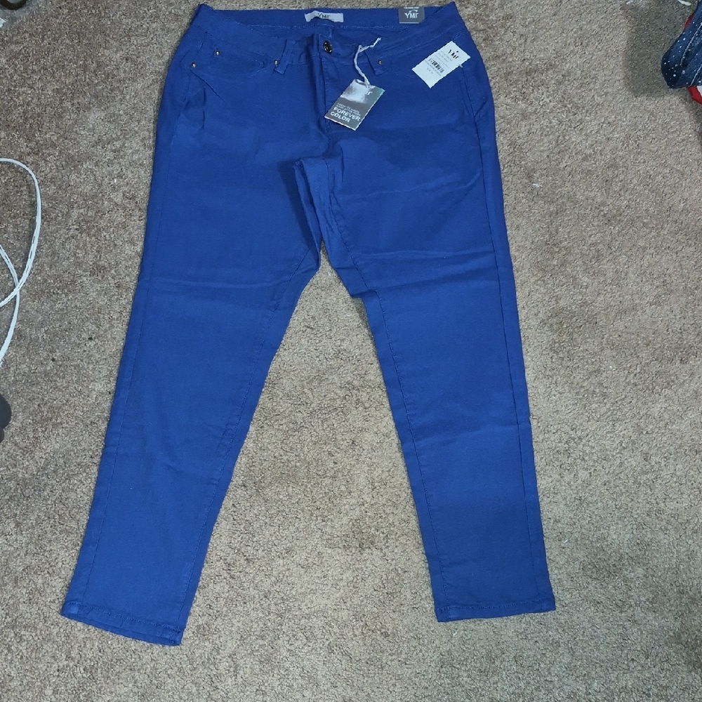 YMI Hyperstretch Royal Blue Skinny Pants